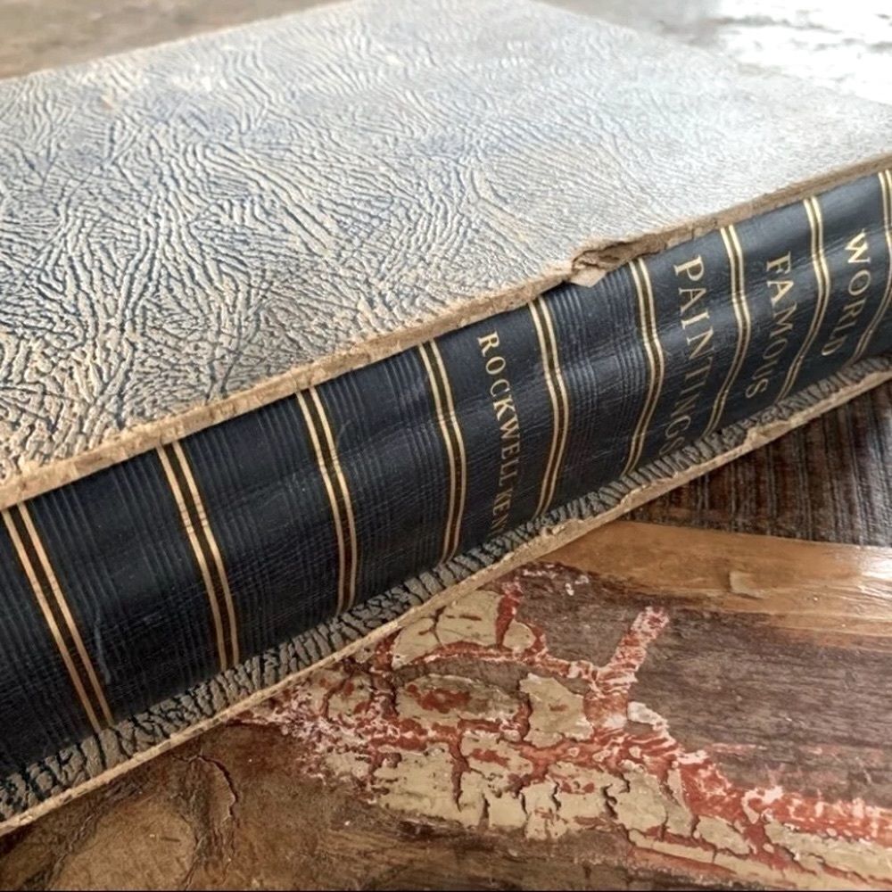 World Famous Paintings Rockwell Kent Hardcover Book with Slipcase